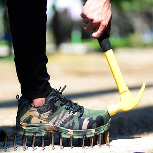 Premium Camouflage Puncture Proof Safety Shoes