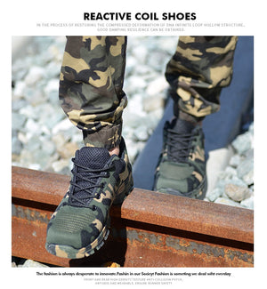 Premium Camouflage Puncture Proof Safety Shoes