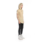 Longline Slim-Fit Side Zipper Hooded T Shirt - 8 Colors