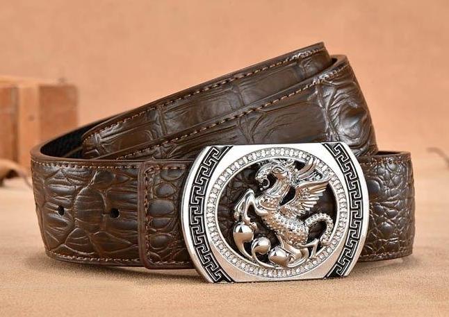 Luxury Pegasus Leather Belt