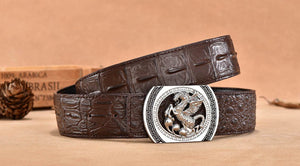 Luxury Pegasus Leather Belt