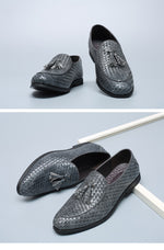 Luxury Handmade Leather Tassel Loafers