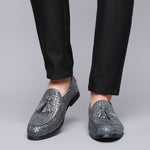 Luxury Handmade Leather Tassel Loafers