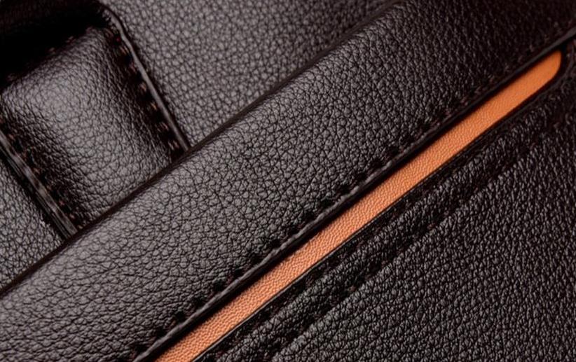 Premium Leather Modern Briefcase & Wallet - 2 Colors – Men's Luxury ...