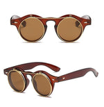 1912 Vintage Round Flip Up Sunglasses