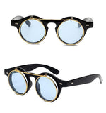 1912 Vintage Round Flip Up Sunglasses