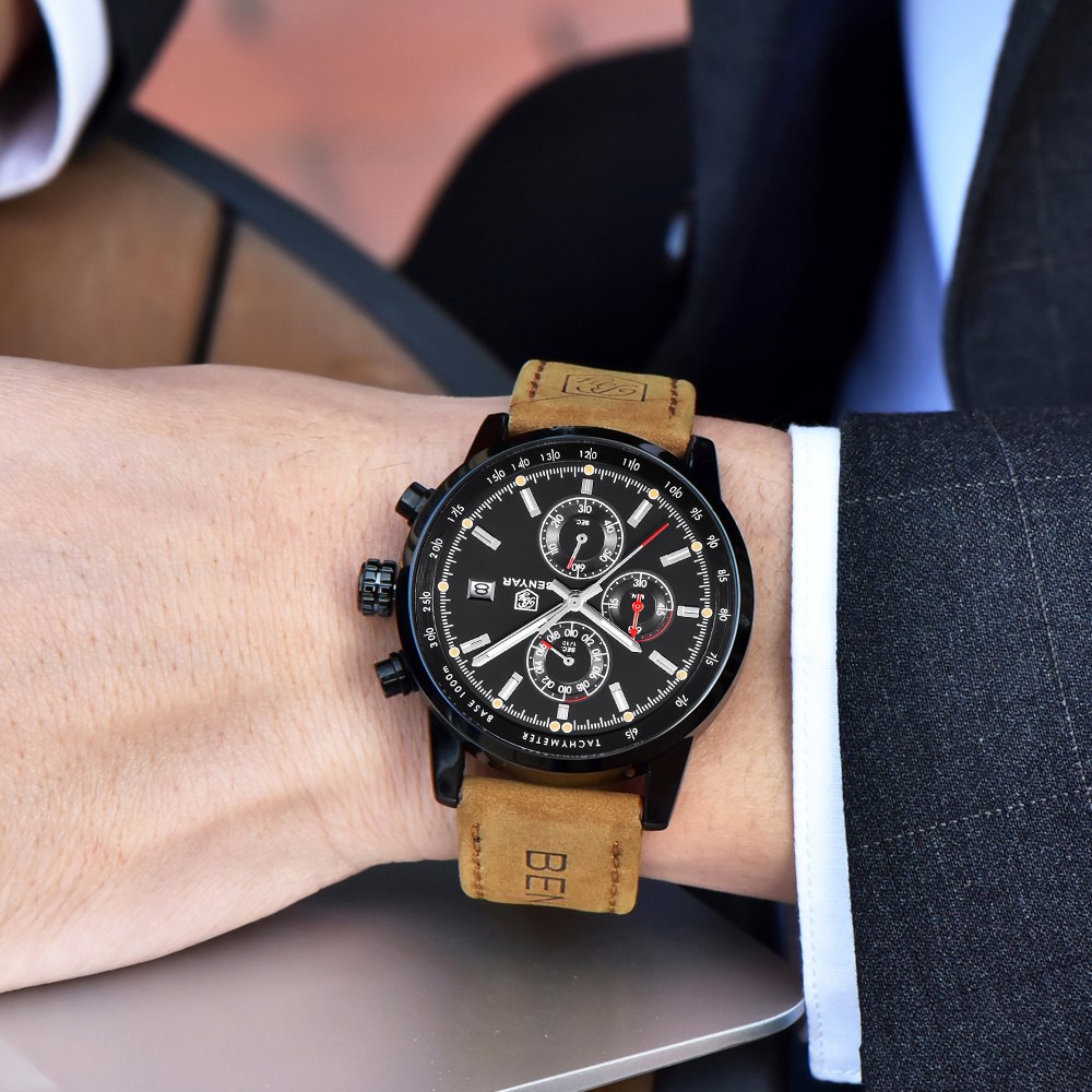 Modern Chronograph Sports Watch