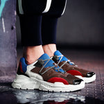 MERCY RX97 Chunky Leather/Mesh Sneakers - Multi